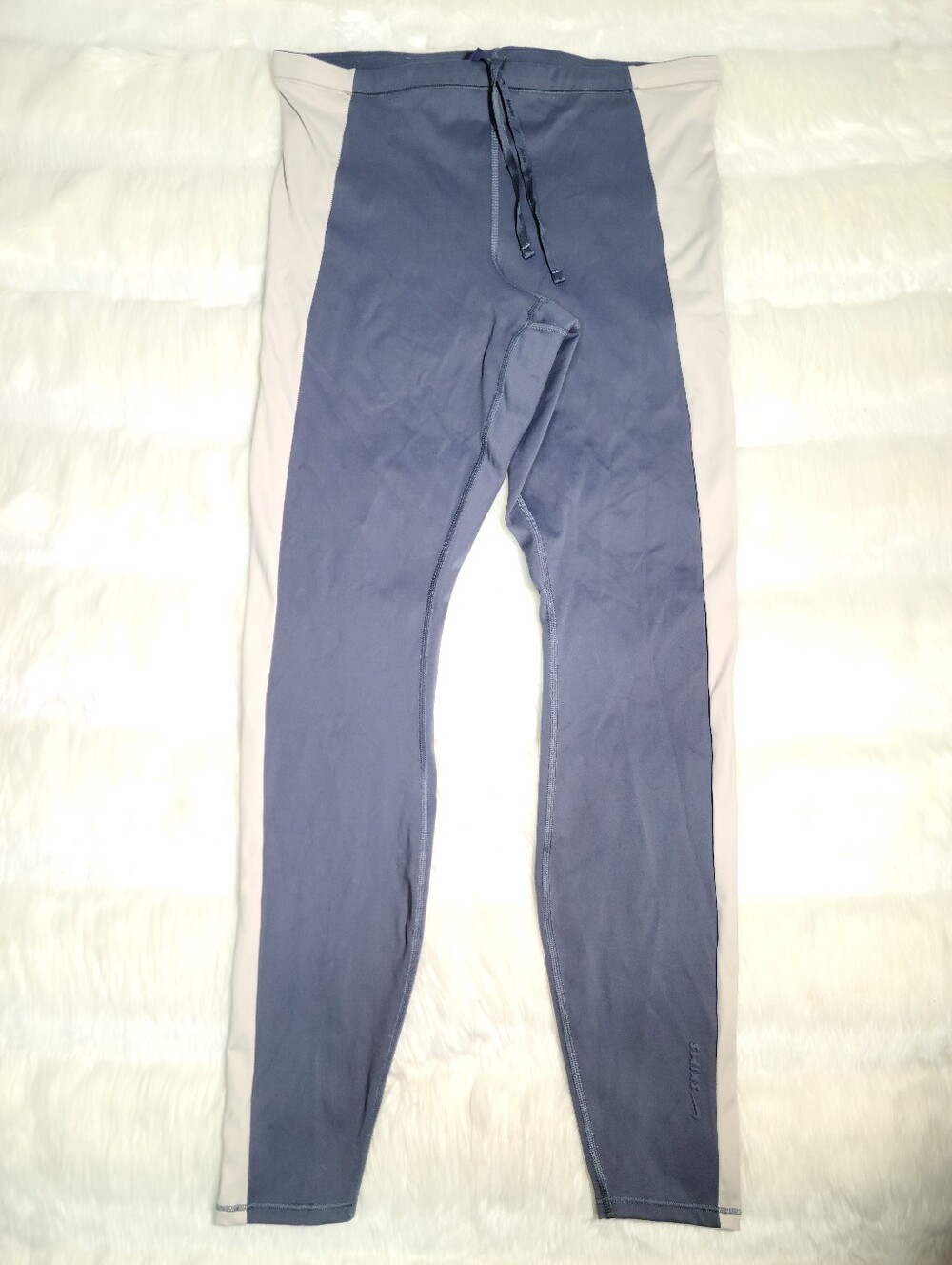 Nike SKIMS Matte Shine Mix 29in Legging Deep Royal Stone Women Large NEW